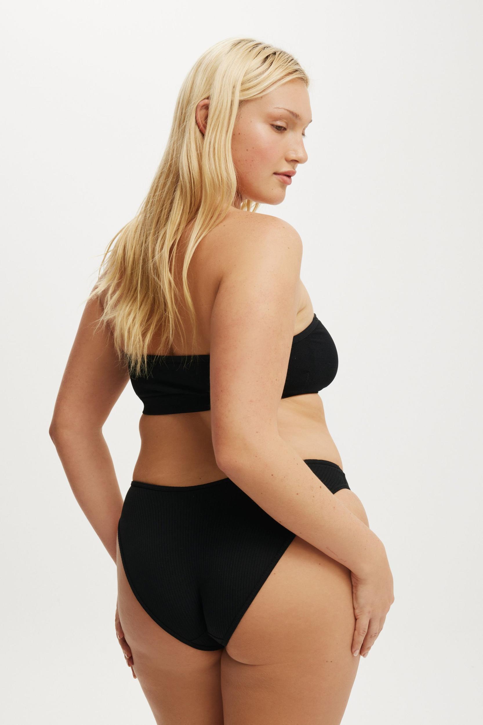 Organic Cotton Rib Bikini Brief Product Image