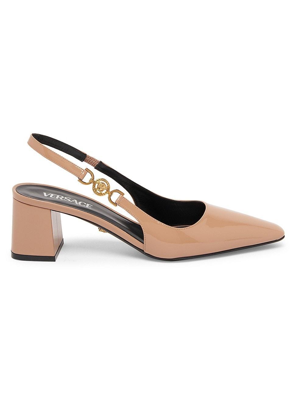 Medusa Patent Slingback Pumps Product Image