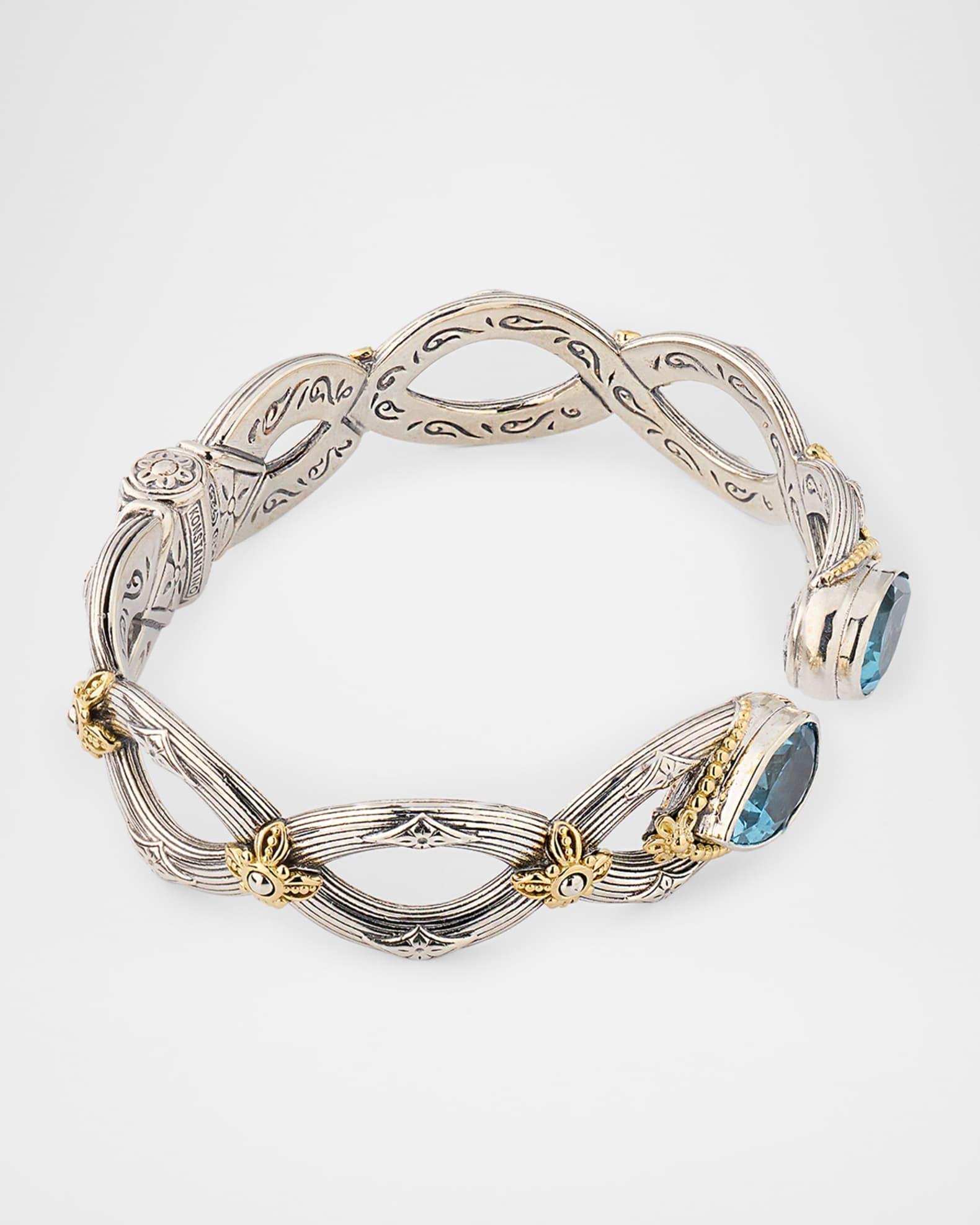 Kyma Sky Blue Topaz Cuff Bracelet Product Image
