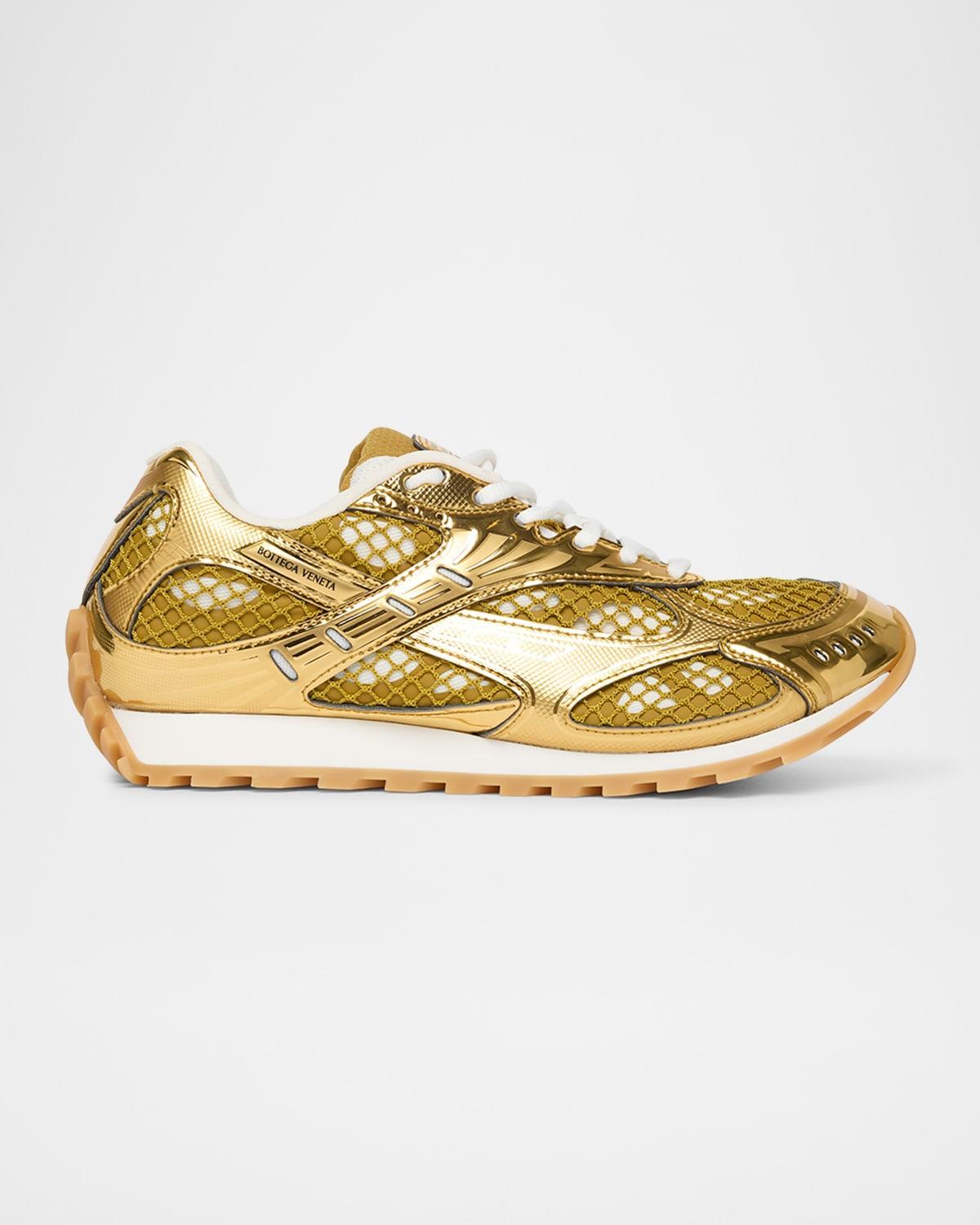Orbit Metallic Net Runner Sneakers Product Image