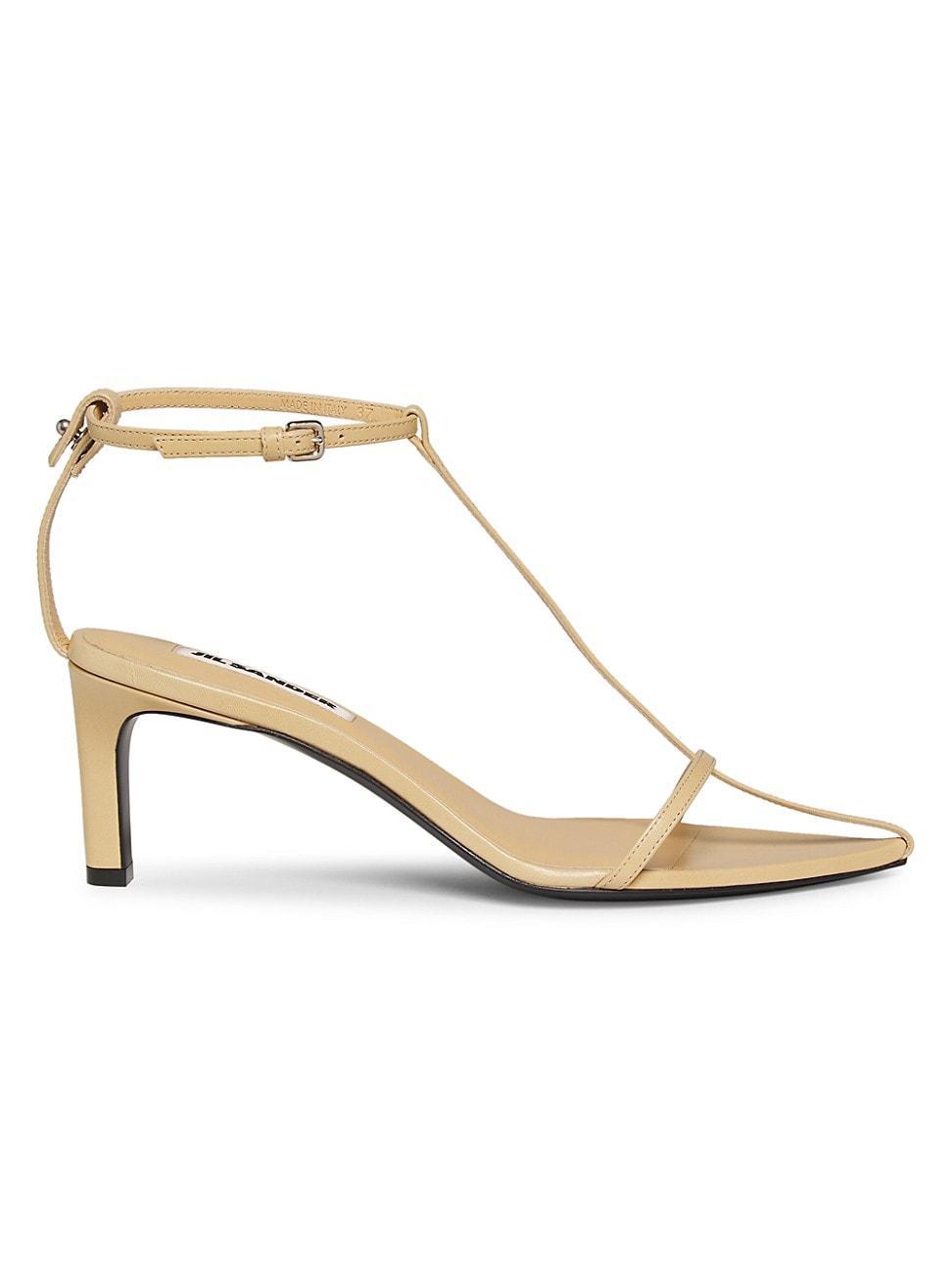 Womens 65MM Leather Sandals Product Image
