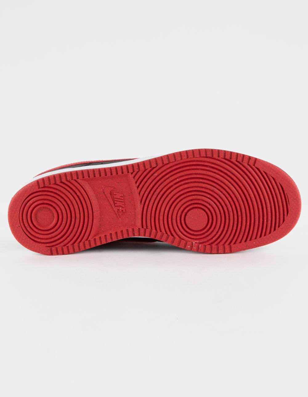NIKE Court Vision Low Next Nature Mens Shoes - BLK/RED Product Image