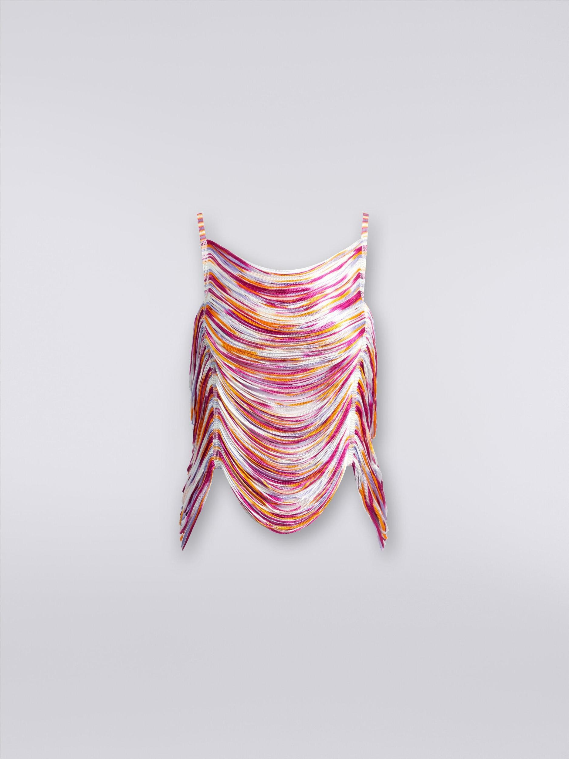 Multi-strand slub viscose top Product Image