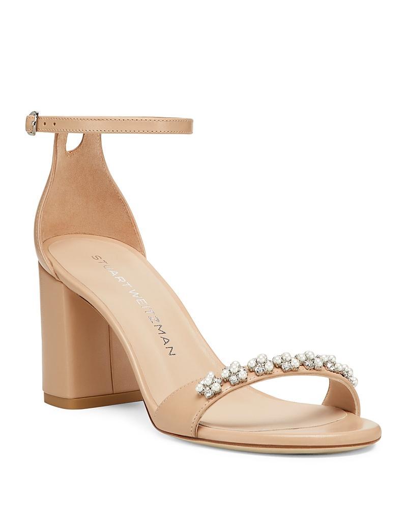 Womens Nudist Poppy 75MM Block-Heel Sandals Product Image