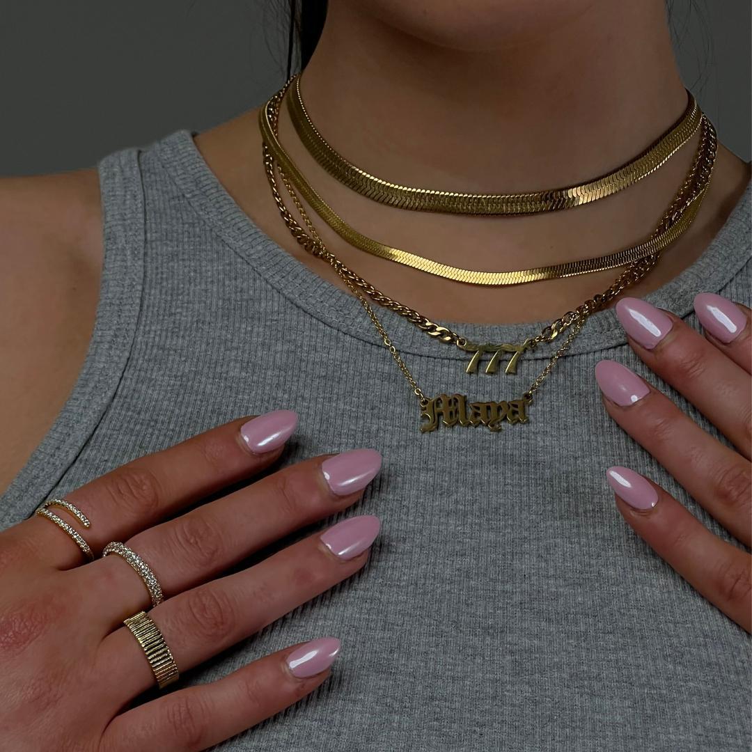 Angel Number Necklace Product Image