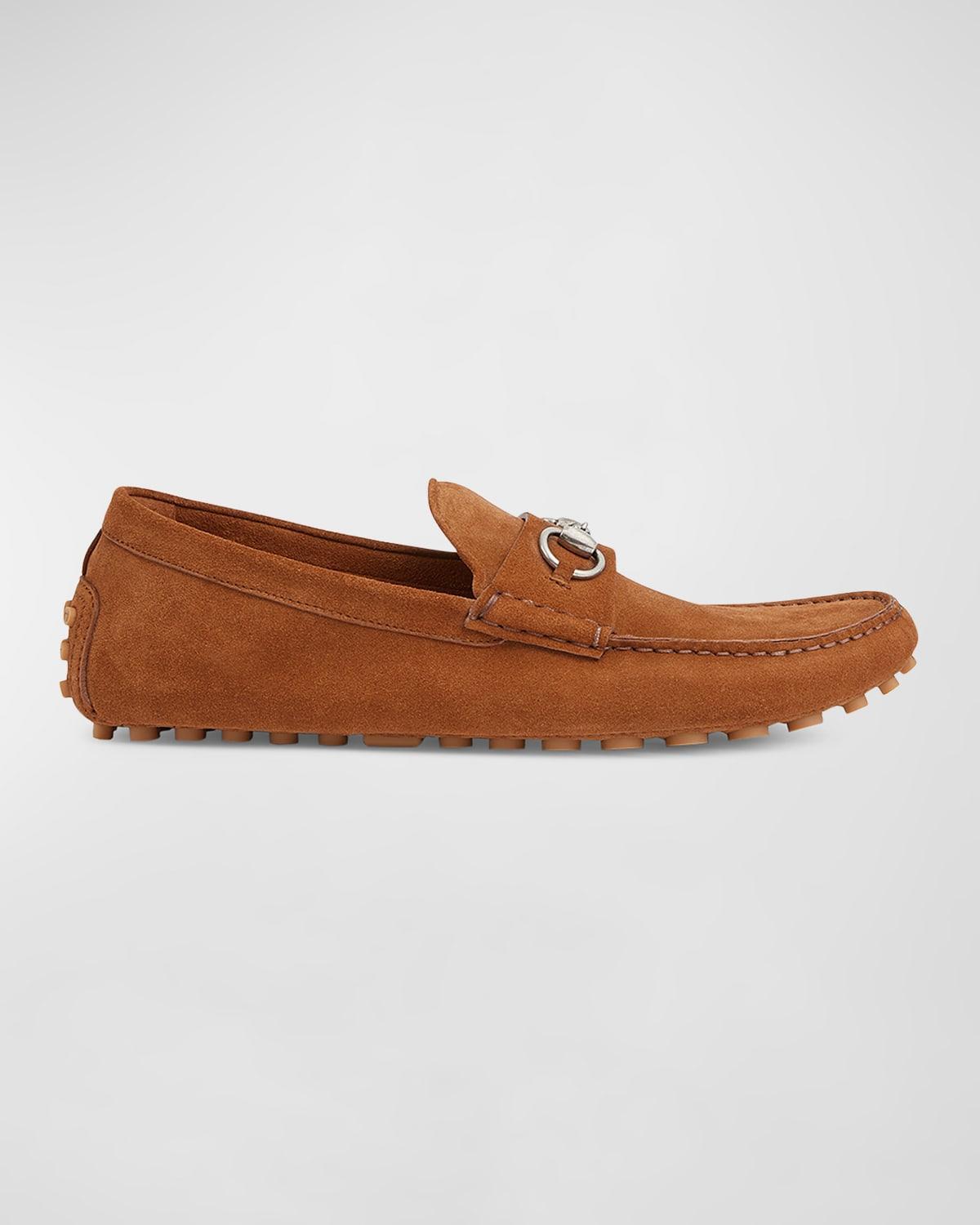 Mens Shuffle Brogue Leather Double-Monk Slip-On Product Image