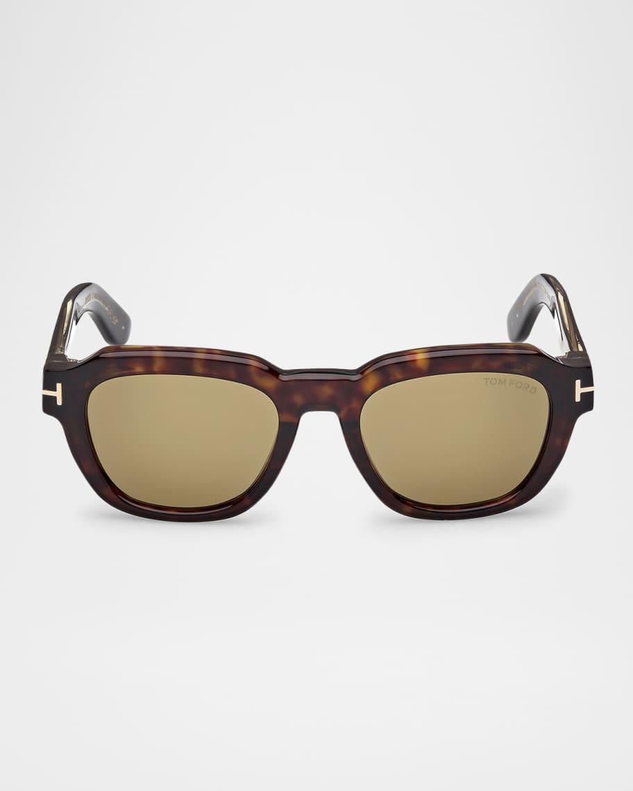 Mens Icon Collection Acetate Square Sunglasses Product Image