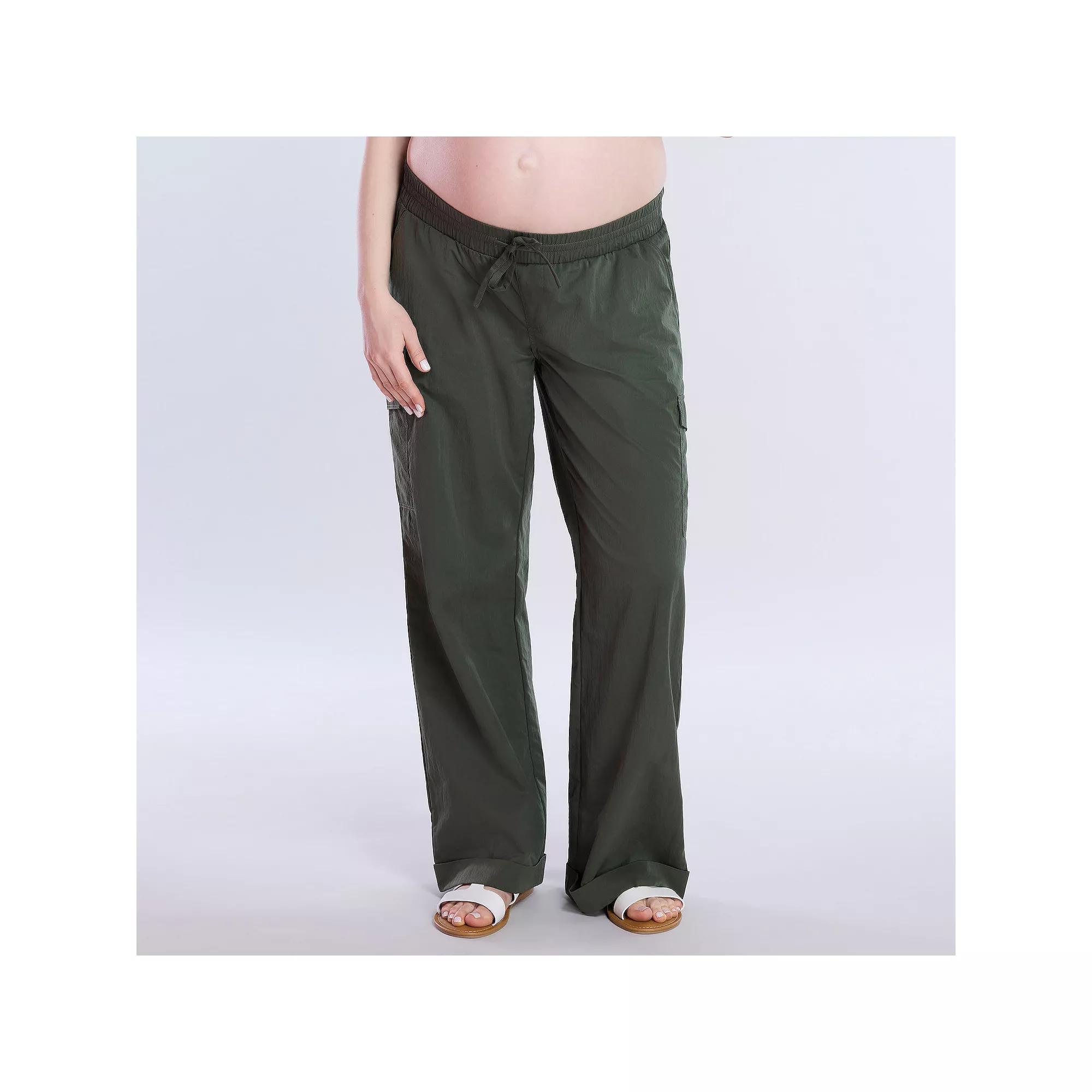 Maternity Motherhood Utility Cargo Joggers, Womens Product Image