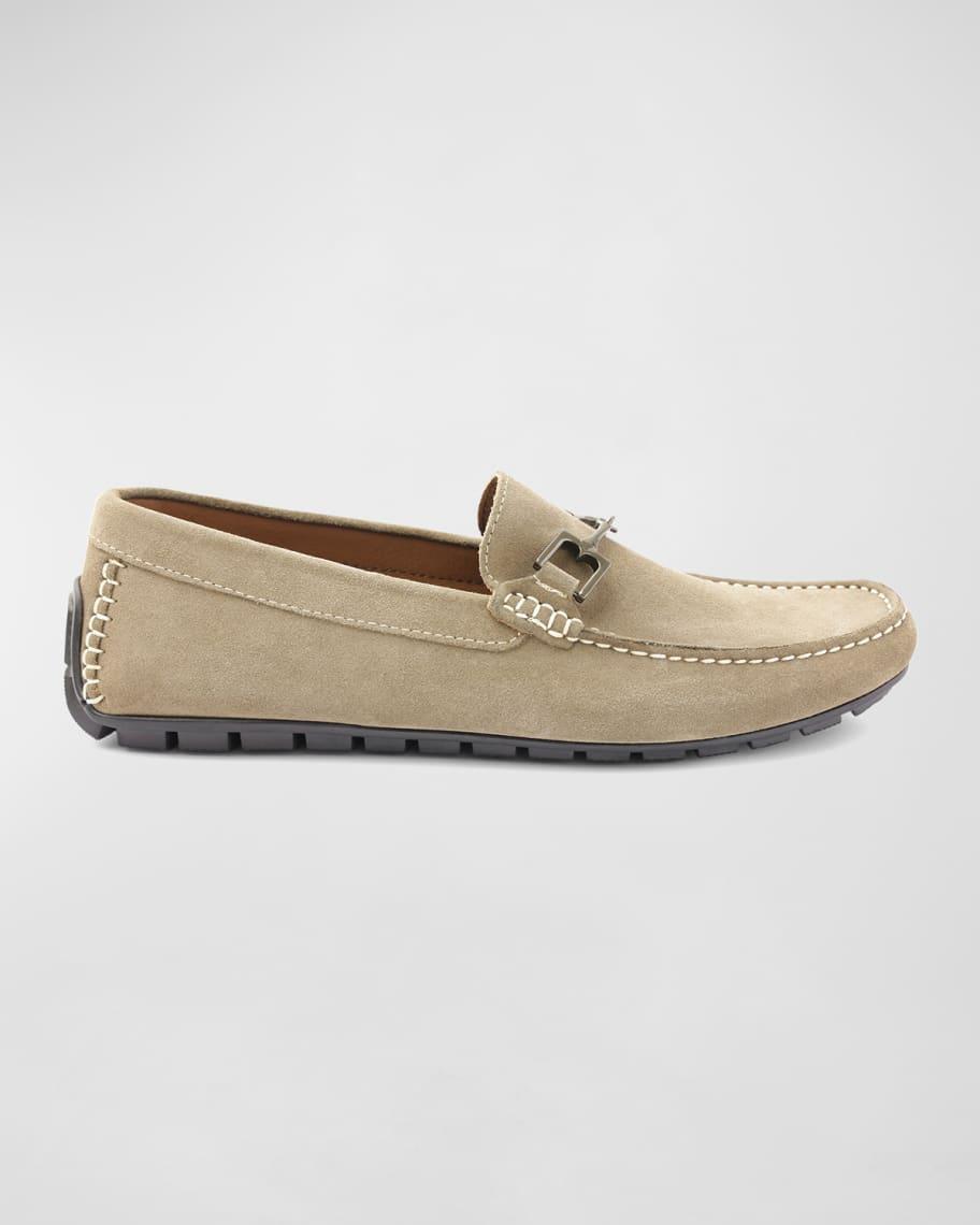 Men's Xander Horse-Bit Strap Leather Drivers Product Image