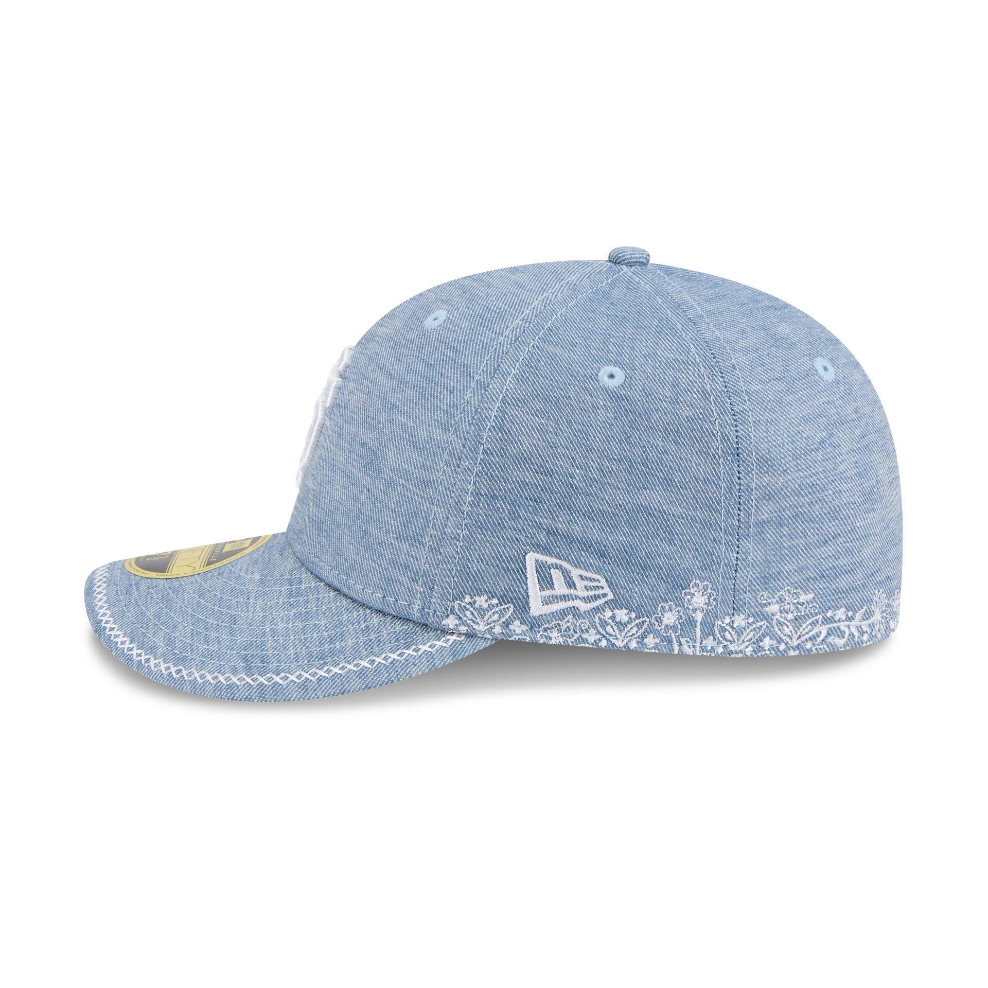 Houston Astros Hand Stitched Chambray Low Profile 59FIFTY Fitted Hat Male Product Image