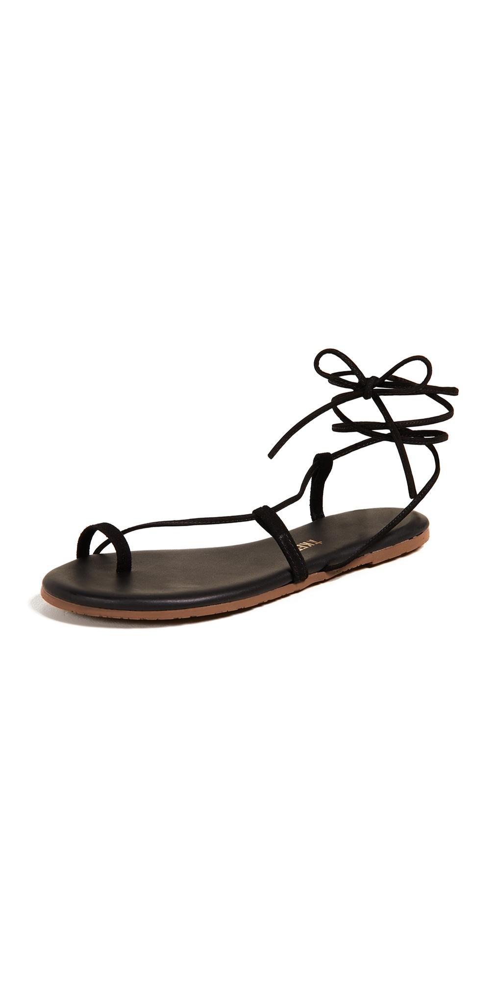 Womens Jo Suede Ankle-Tie Sandals Product Image