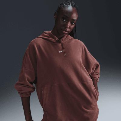 Nike Women's One Oversized Therma-FIT Pullover Fleece Hoodie Product Image