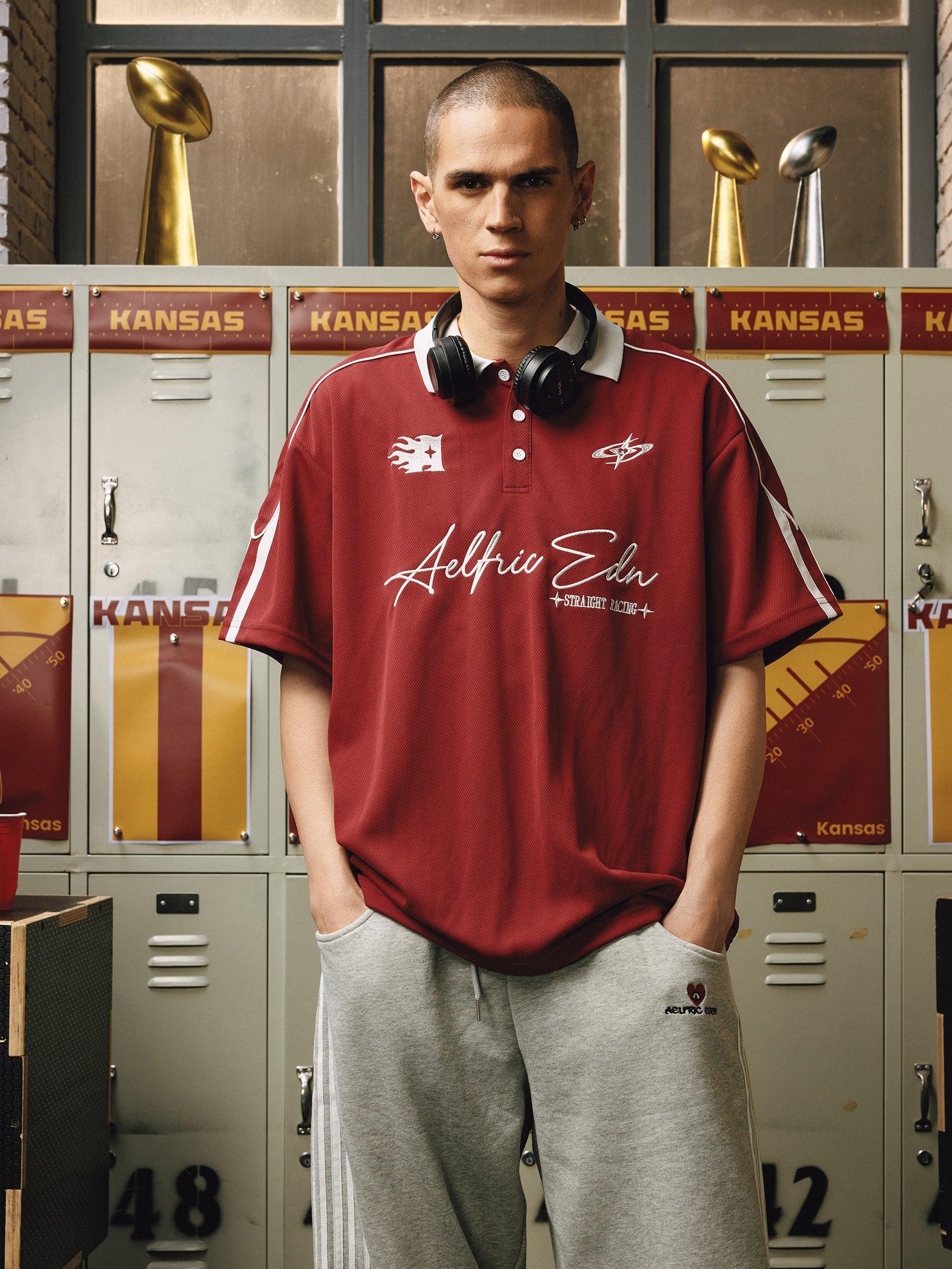 Aelfric Eden Vintage Patchwork Polo Tee Product Image