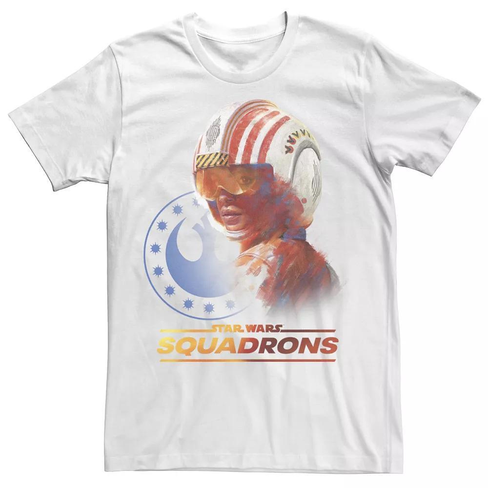 Men's Star Wars: Squadrons Rebel Pilot Logo Tee, Size: XL, White Product Image