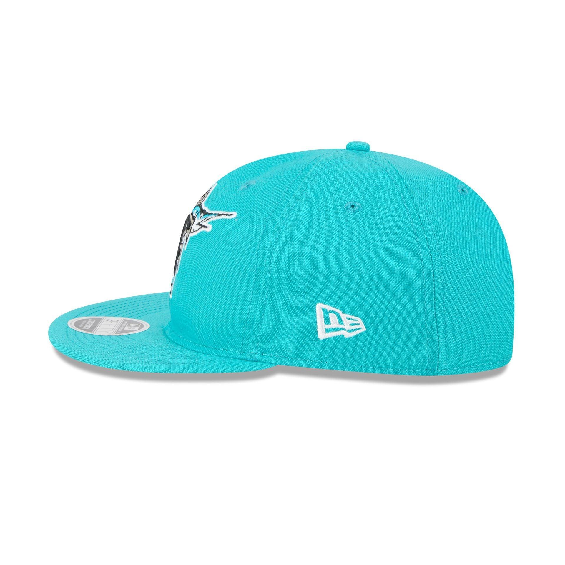 Miami Marlins Hall of Fame 2025 Retro Crown 9FIFTY Snapback Hat Male Product Image