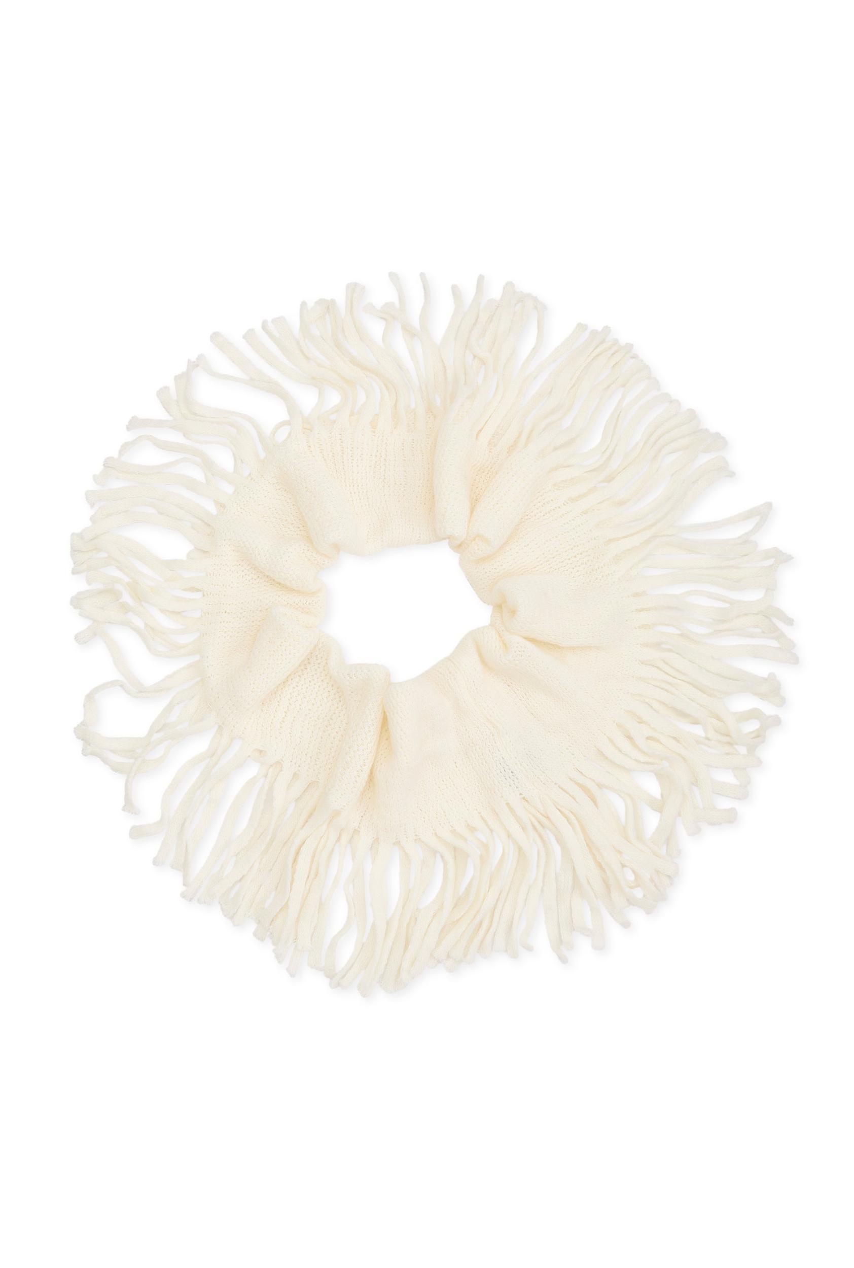 Solid Fringe Infinity Scarf Female Product Image