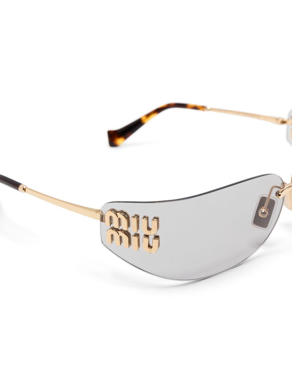logo-plaque sunglasses Product Image