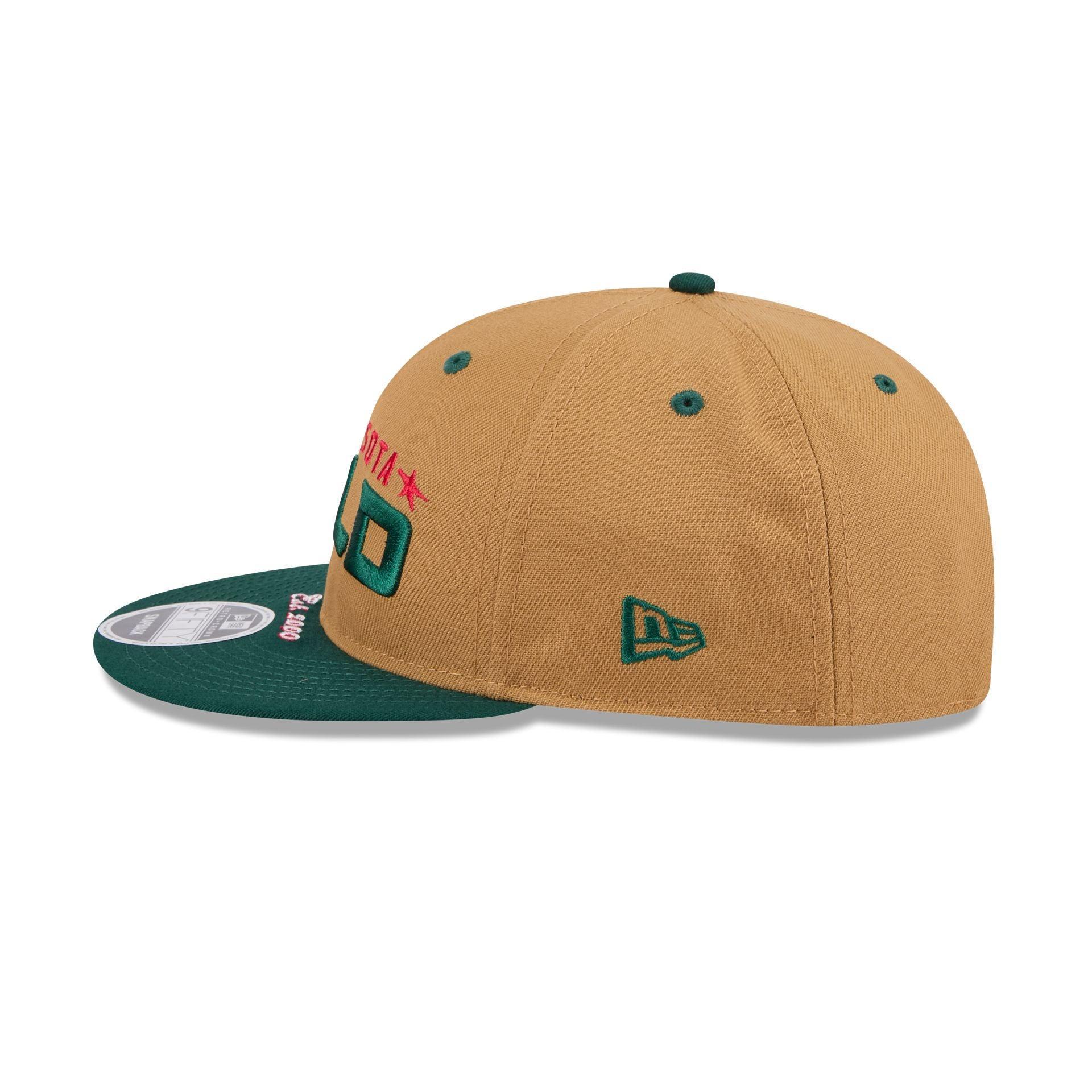 Minnesota Wild Wheat Retro Crown 9FIFTY Snapback Hat Male Product Image