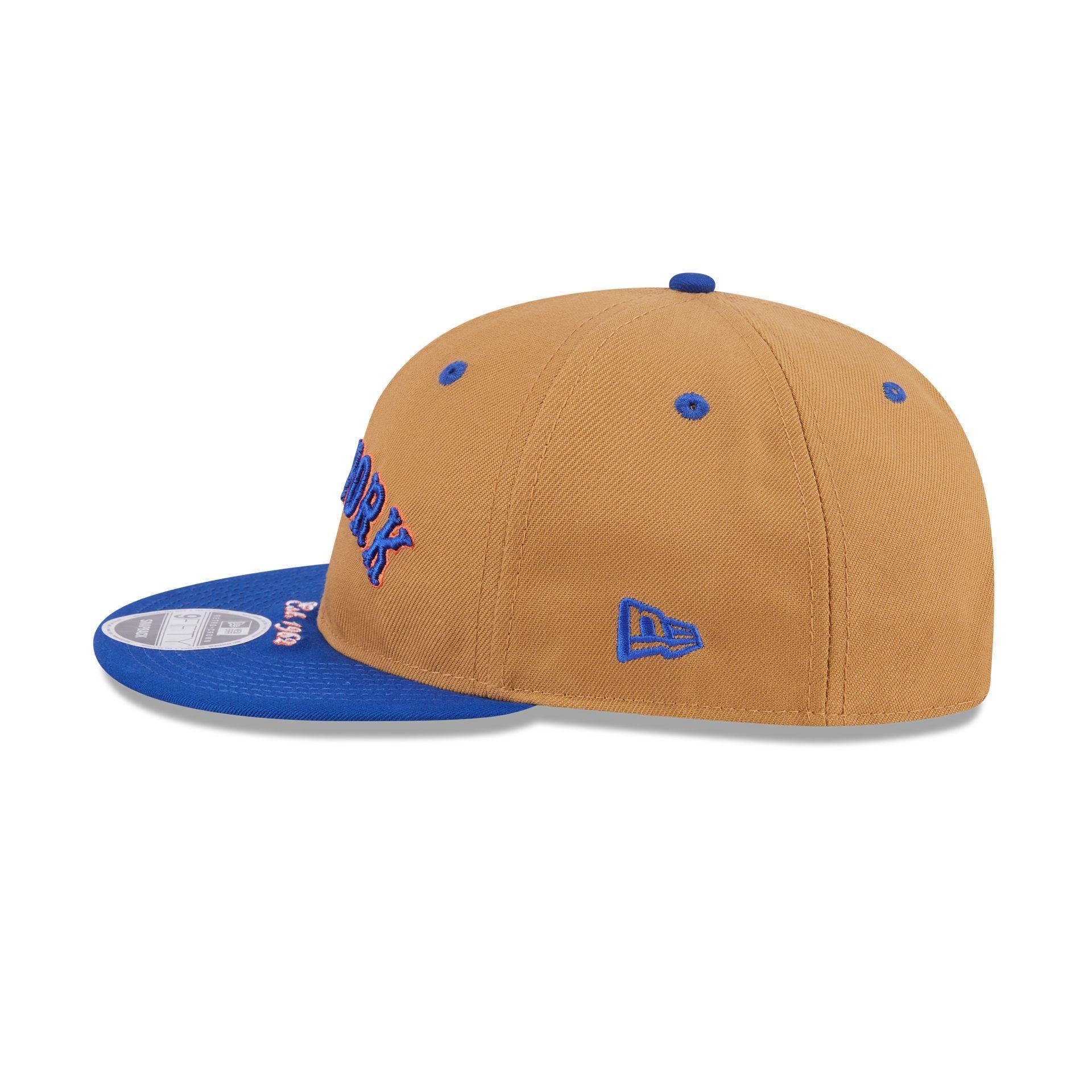 New York Mets Wheat Retro Crown 9FIFTY Snapback Hat Male Product Image