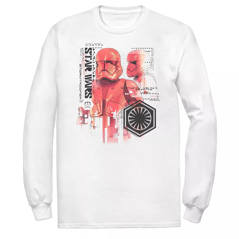 Men's Star Wars The Rise of Skywalker Sith Trooper Schematic Detail Tee, Size: 3XL, White Product Image