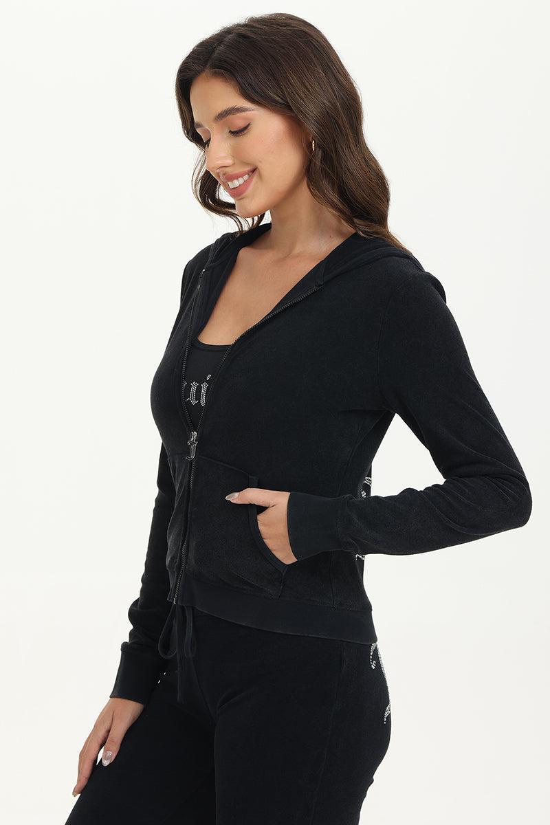 Big Bling Towel Terry Zip Hoodie Product Image