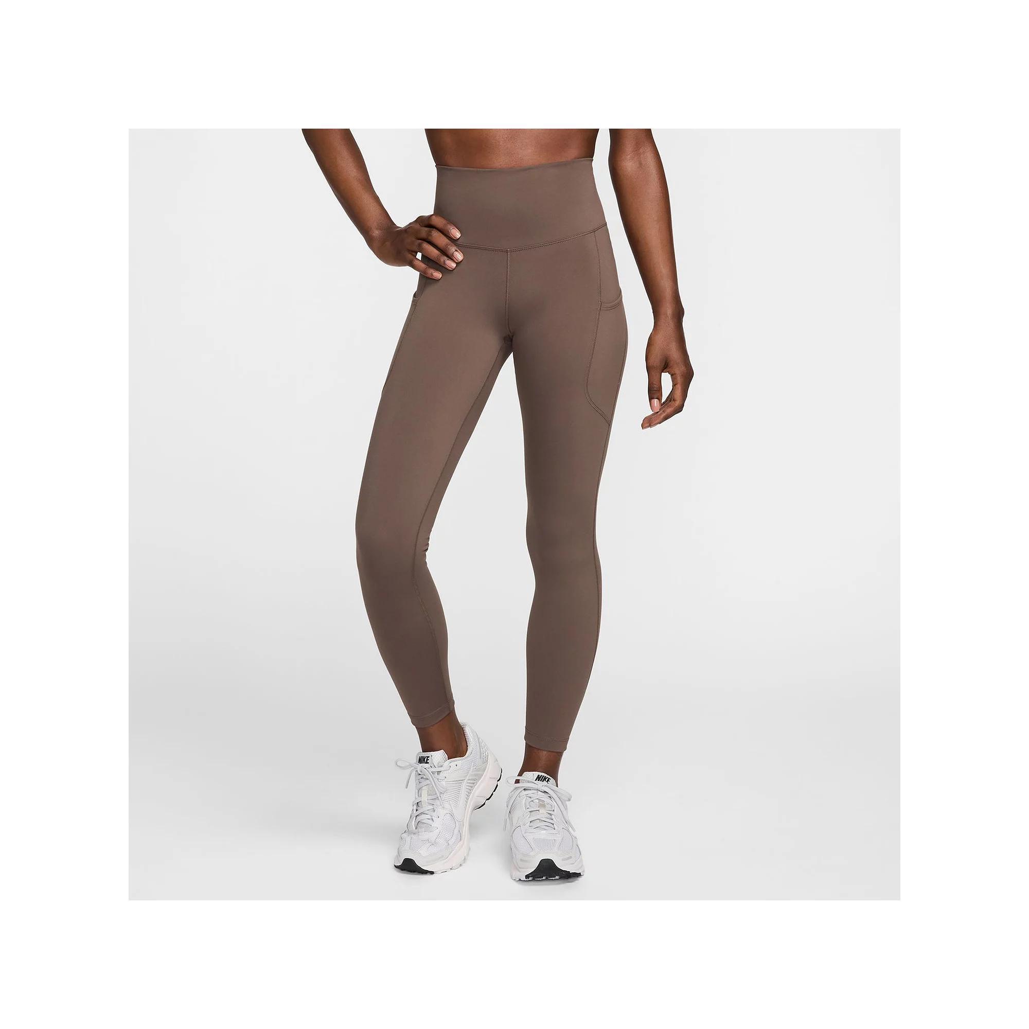 Women's Nike One Pocketed High-Waisted 7/8 Ankle Leggings, Size: Medium, Playful Pink Product Image