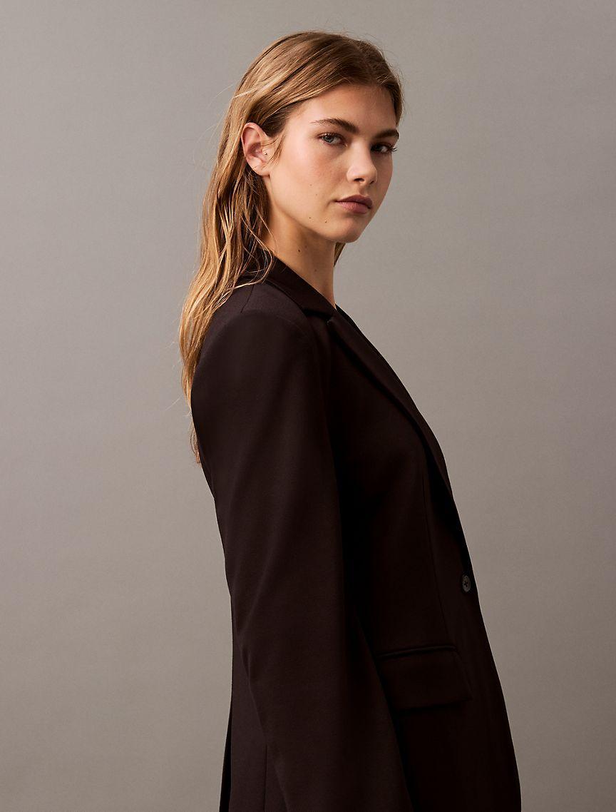 Ponte Slim Blazer Product Image
