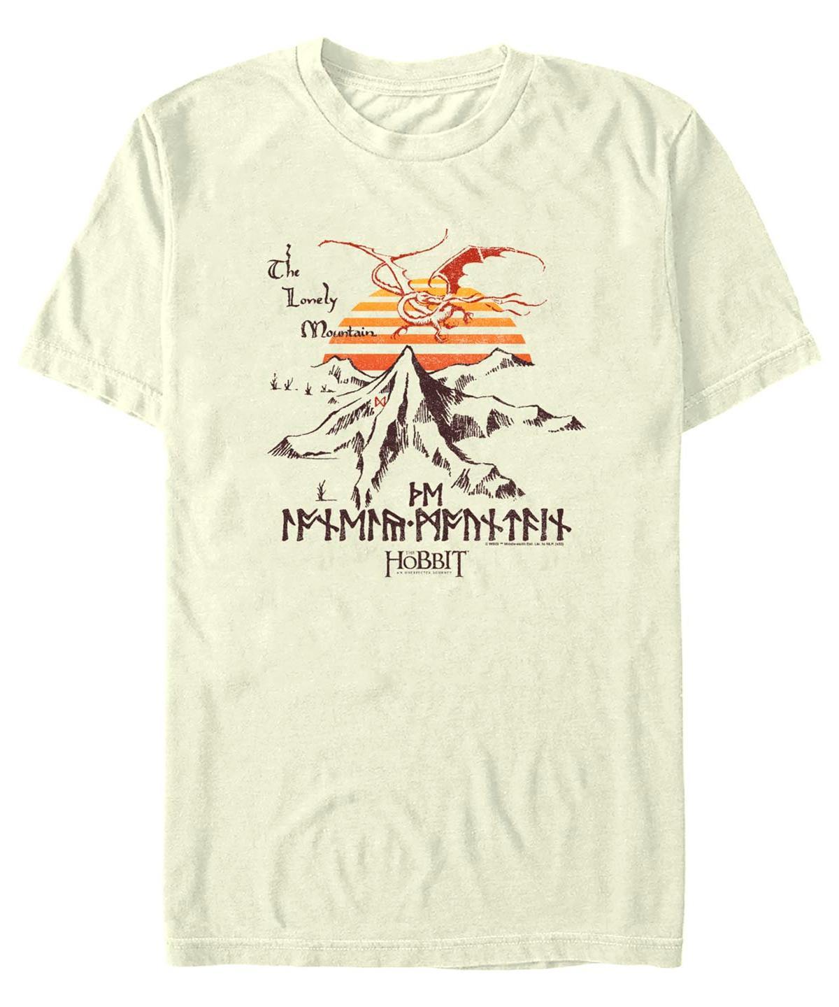Men's The Hobbit Lonely Mountain Draw Tee, Size: Medium, Natural Product Image