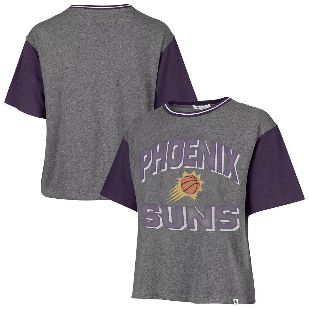 Womens 47 Gray Phoenix Suns Rise Clubhouse Ziggy Color Block T-Shirt Product Image