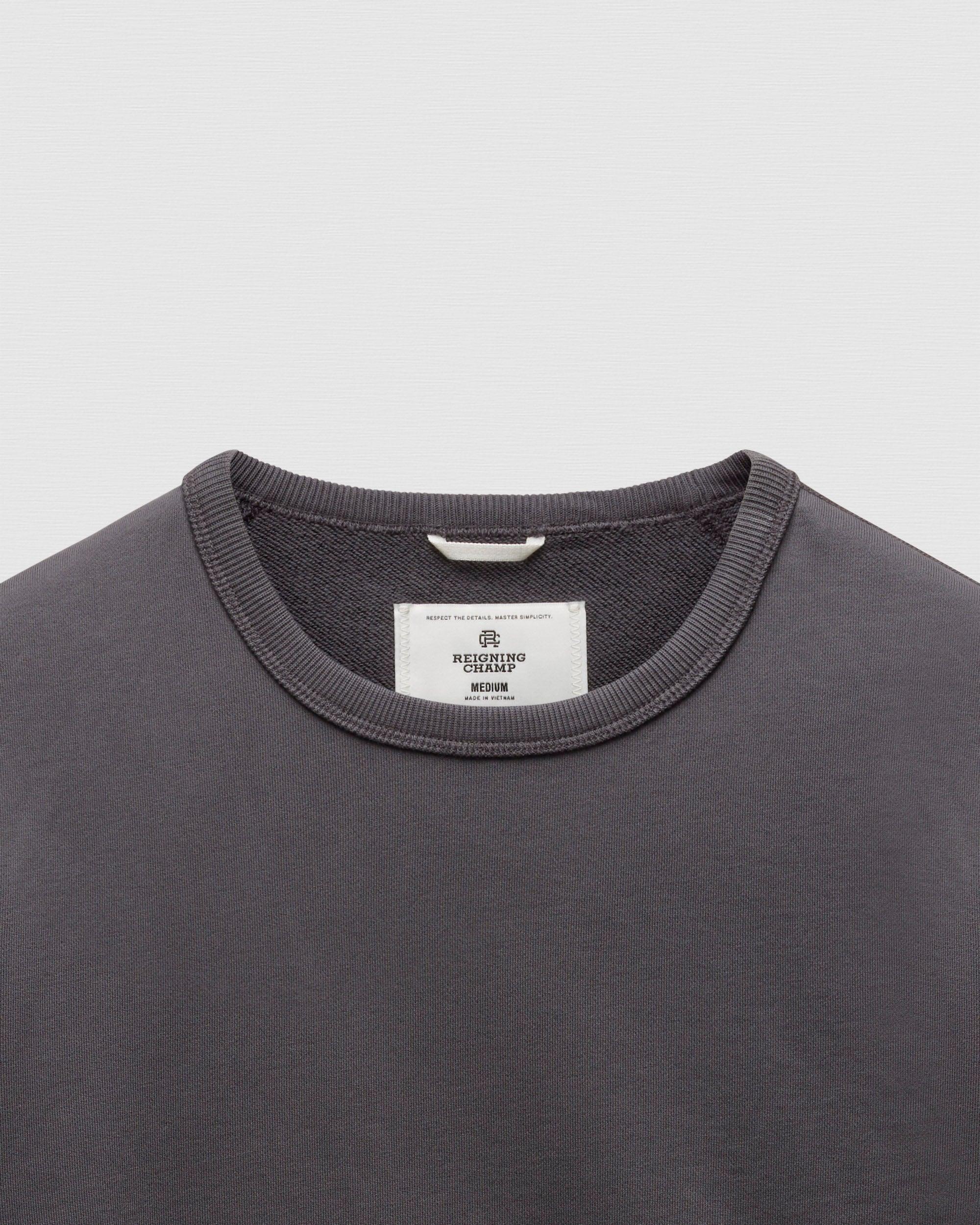 Midweight Terry Slim Crewneck Male Product Image