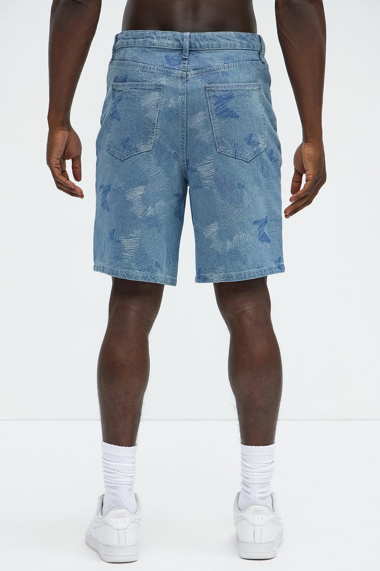 Dax Relaxed Denim Shorts - Light Wash Product Image