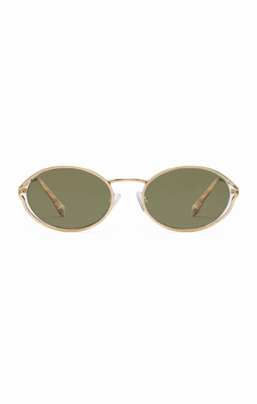 Womens GG Logo Print 55MM Geometric Metal Sunglasses Product Image
