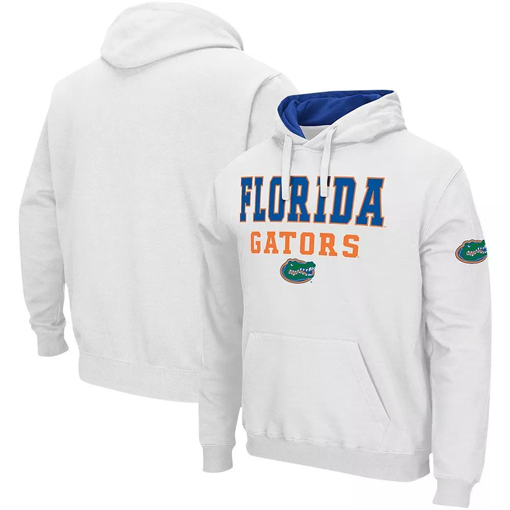 Men's Colosseum White Florida Gators Sunrise Pullover Hoodie, Size: 3XL Product Image
