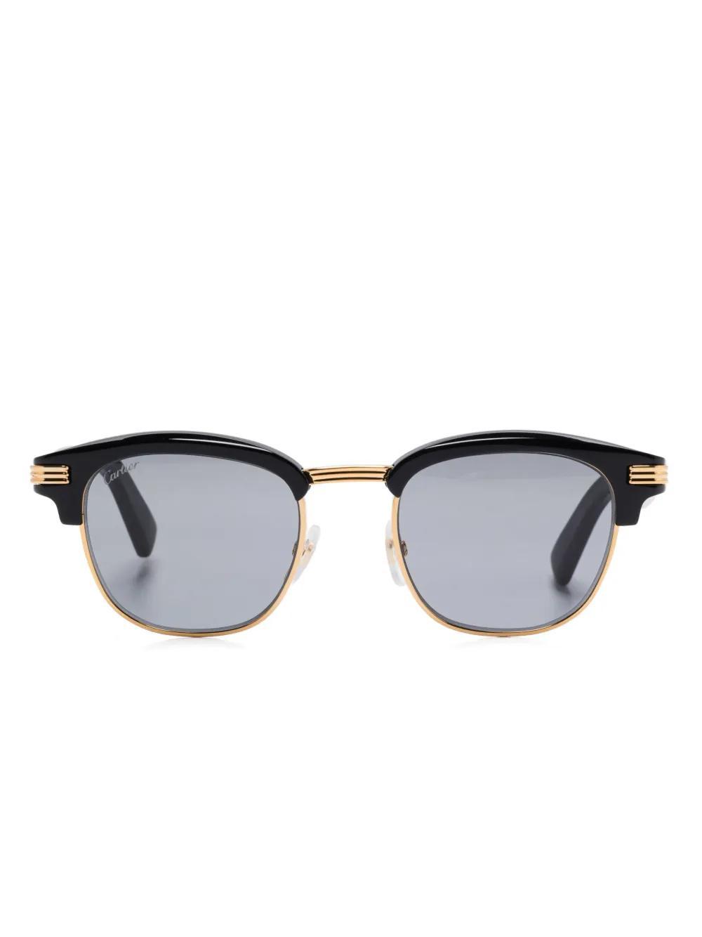 CARTIER Ct0496s Sonnenbrille In Schwarz Product Image