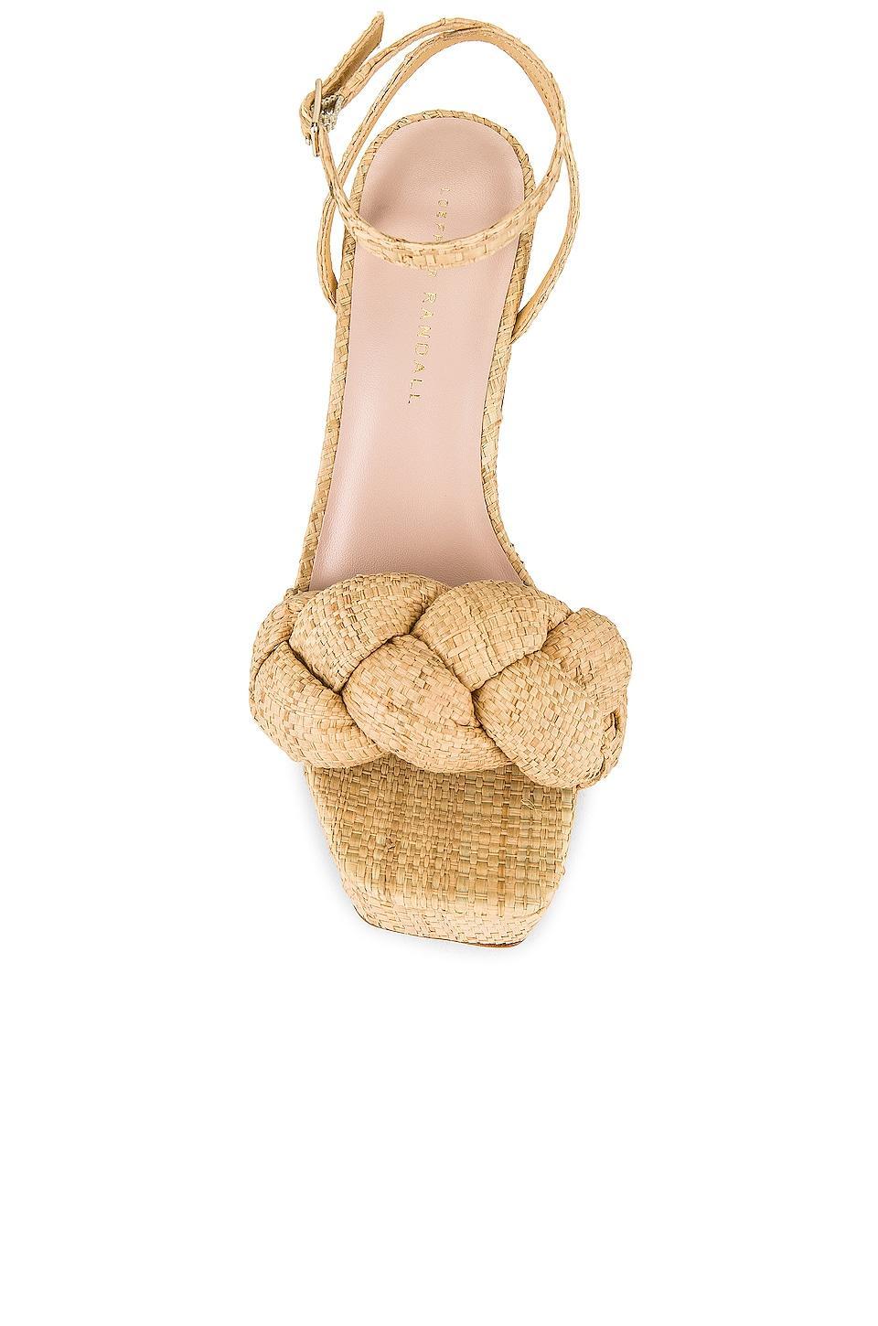 Womens Fae Braided Raffia Platform Sandals Product Image