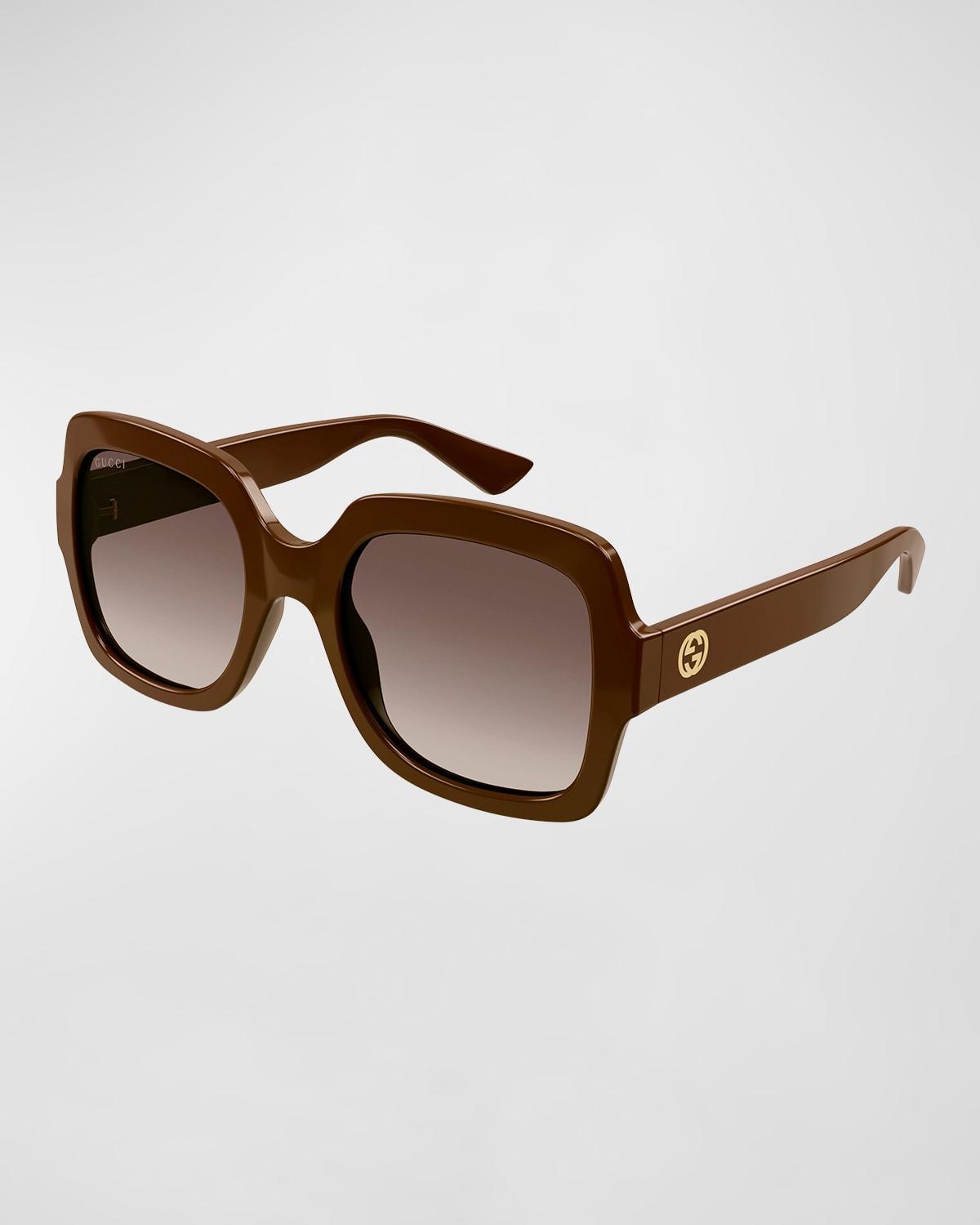 Gradient GG Square Injection Plastic Sunglasses Product Image