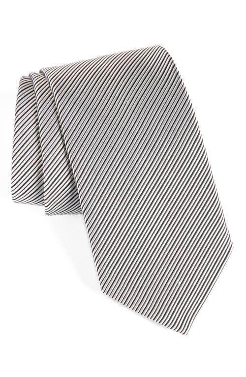 David Donahue Corded Weave Silk Tie Product Image