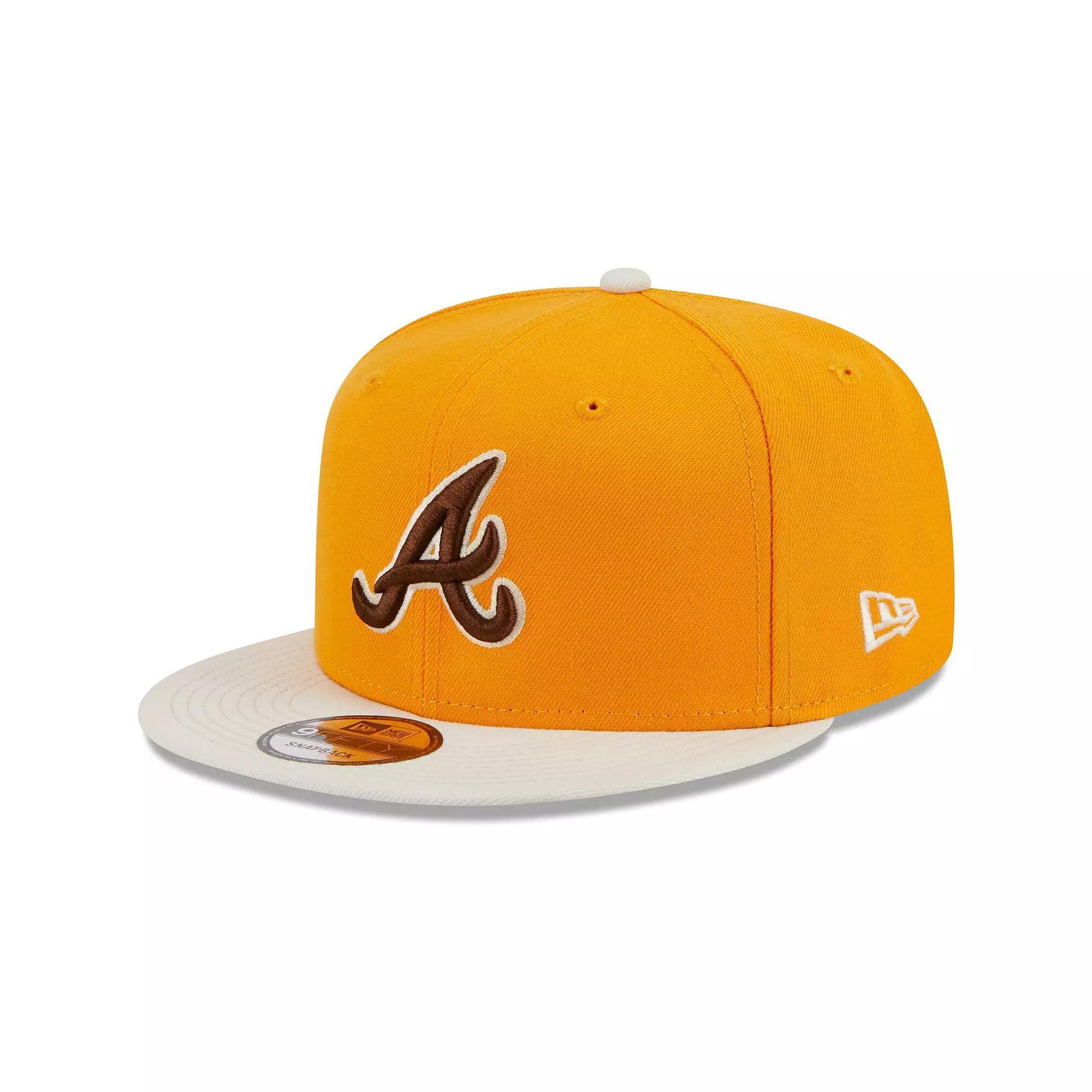 Men's New Era Gold Atlanta Braves Tiramisu  9FIFTY Snapback Hat Product Image