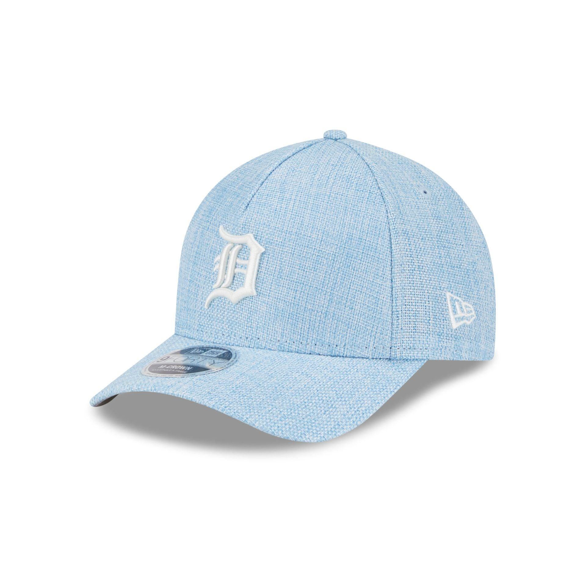 Detroit Tigers Cotton Weaver Blue 9FORTY M-Crown A-Frame Snapback Hat Male Product Image