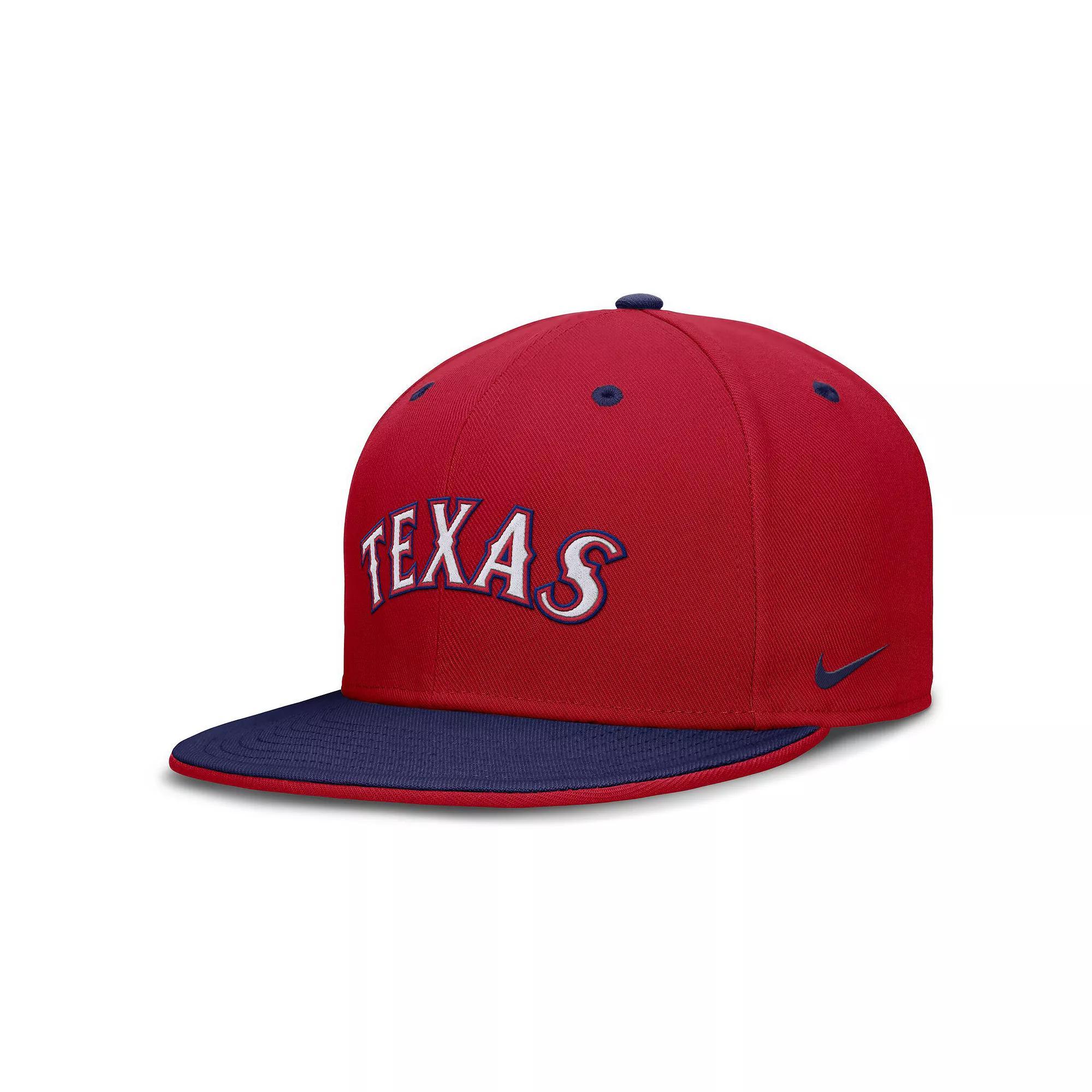 Men's Nike Navy/Red California Angels Rewind Cooperstown True Performance Fitted Hat, Size: 7 1/2, Mlb Blue Product Image