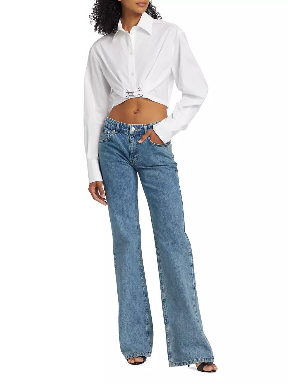 Bootcut Mid-Rise Jeans Product Image