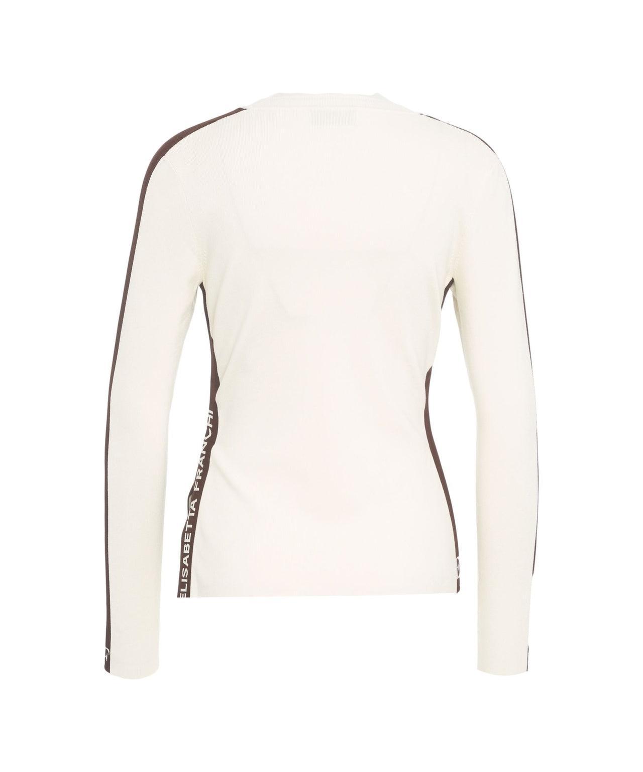 Knit top with logo details Product Image