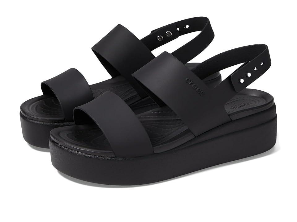 Crocs Womens Brooklyn Low Wedge Platform Sandals Product Image