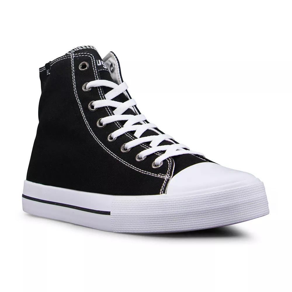 Lugz Stagger Men's High Top Sneakers, Size: 6.5, Black White Product Image