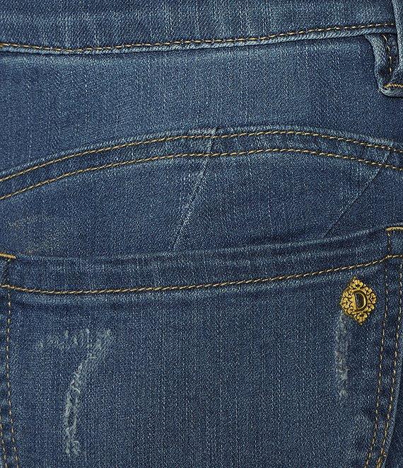 Democracy #double;Ab#double;solution® Stretch Slim Straight-Leg Ankle Cuffed Skimmer Jeans Product Image
