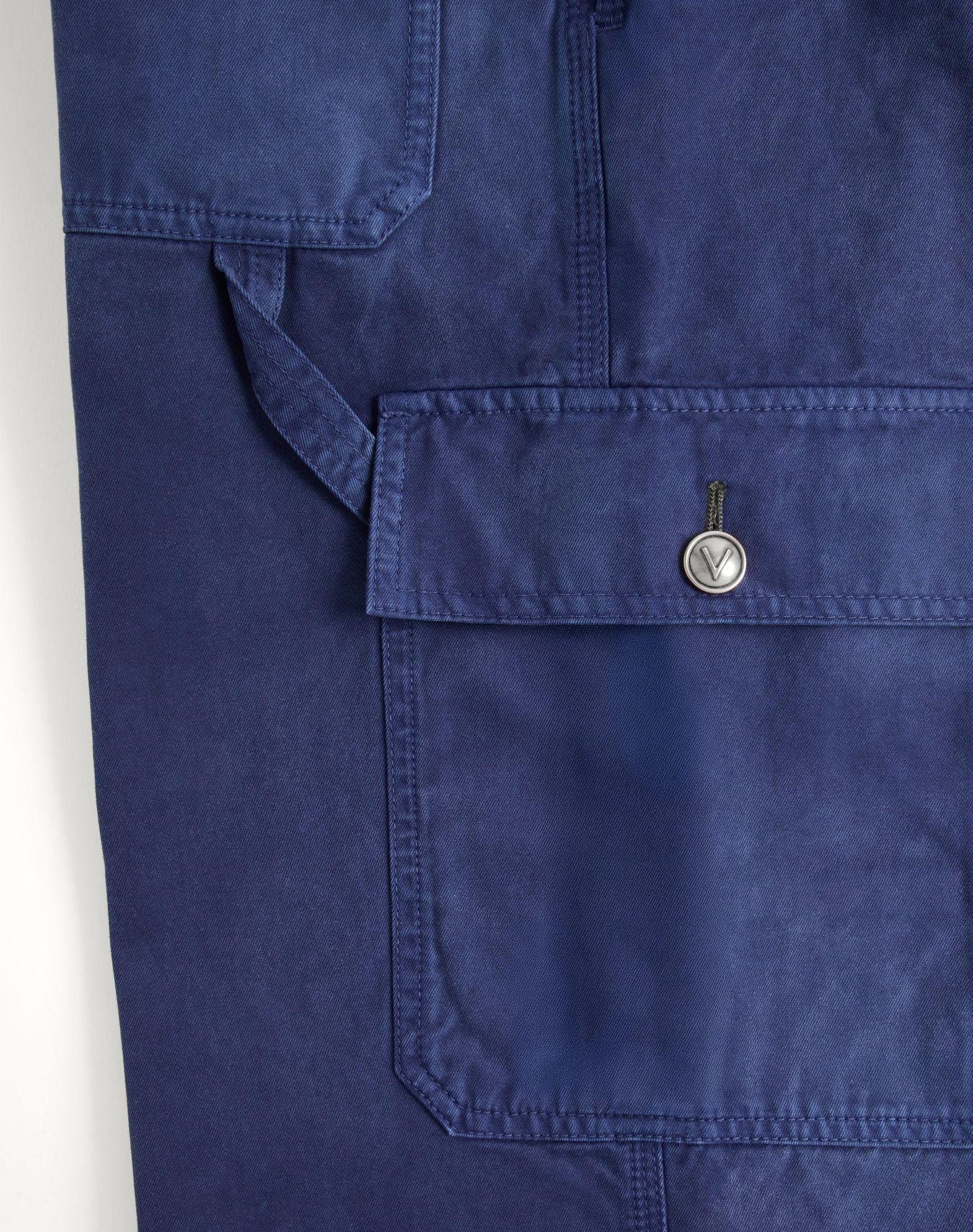 Denim Cargo Pants Product Image