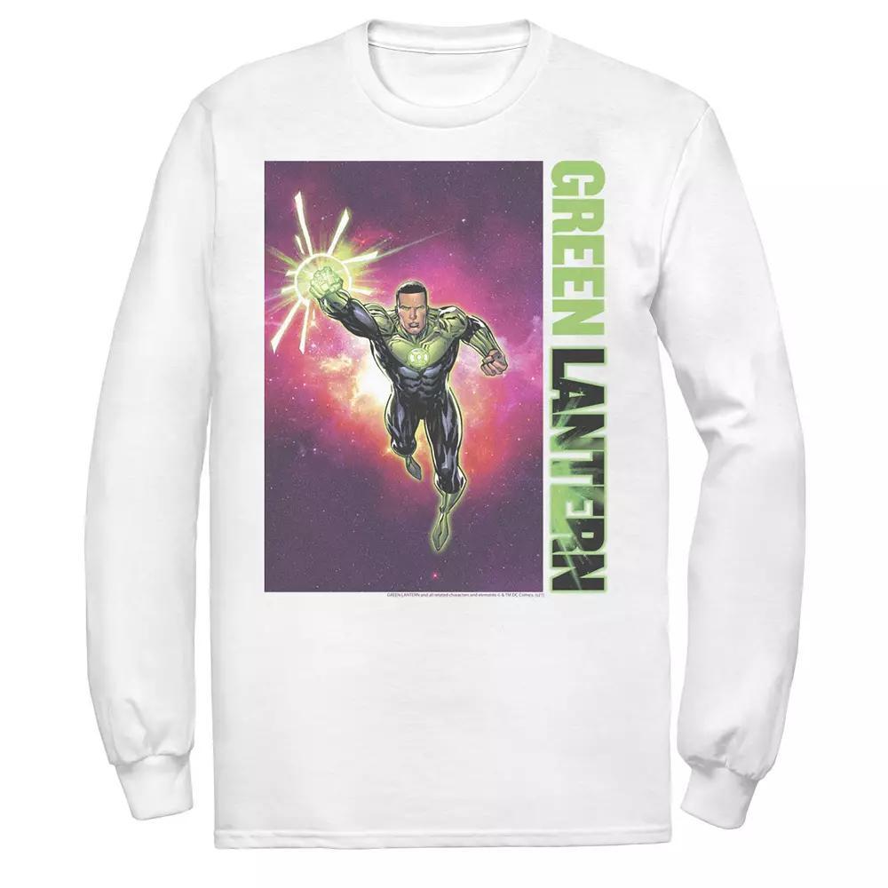 Men's DC Comics Green Lantern John Stewart Poster Tee, Size: Medium, White Product Image