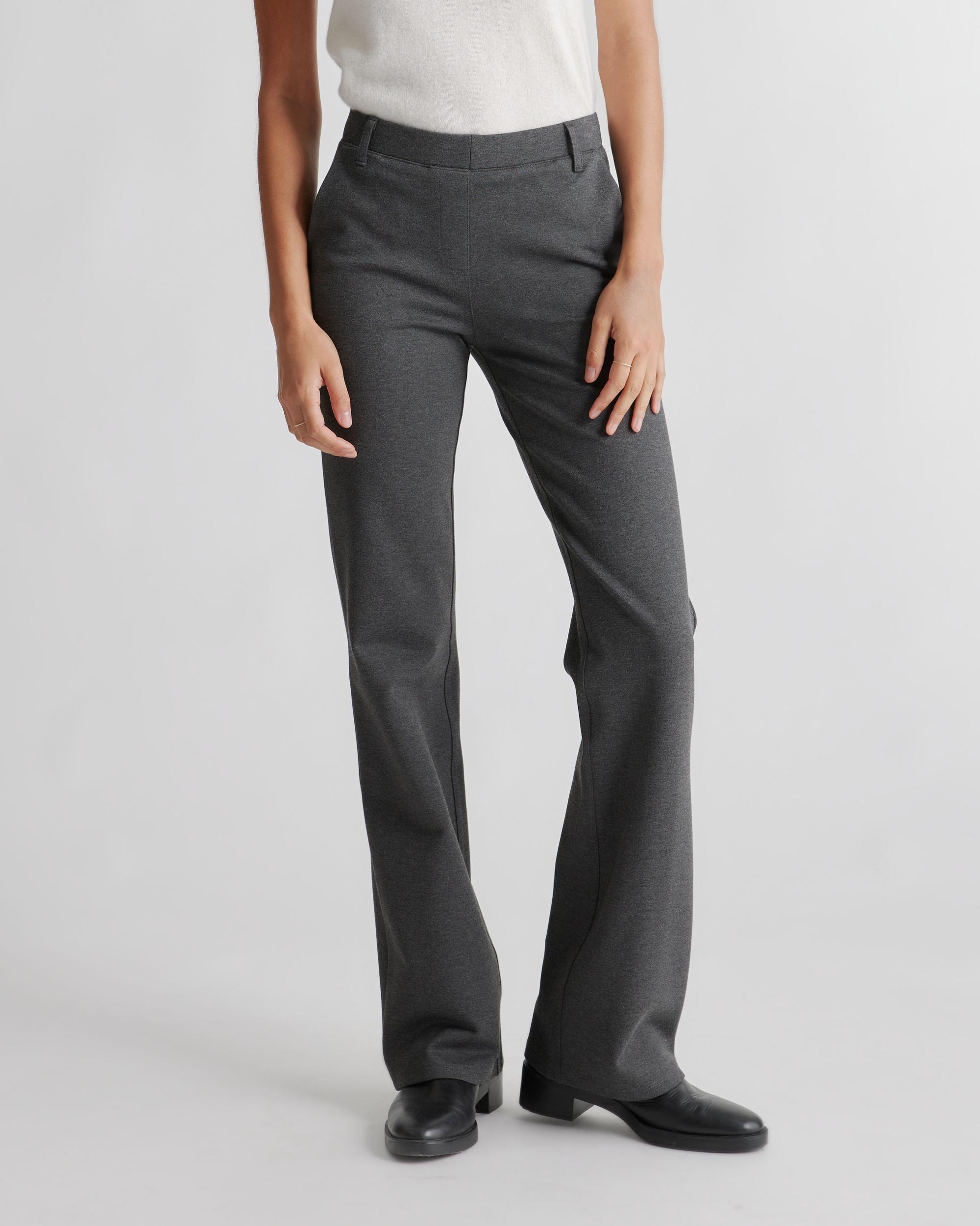 Quince | Women's Ultra-Stretch Ponte Bootcut Pants Tall Rayon Product Image