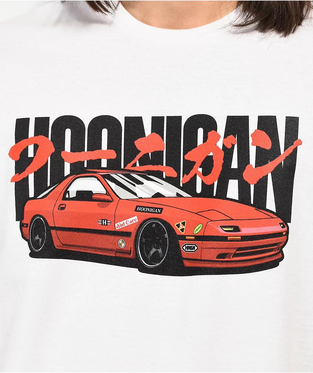 Hoonigan FC Rotary White T-Shirt Product Image