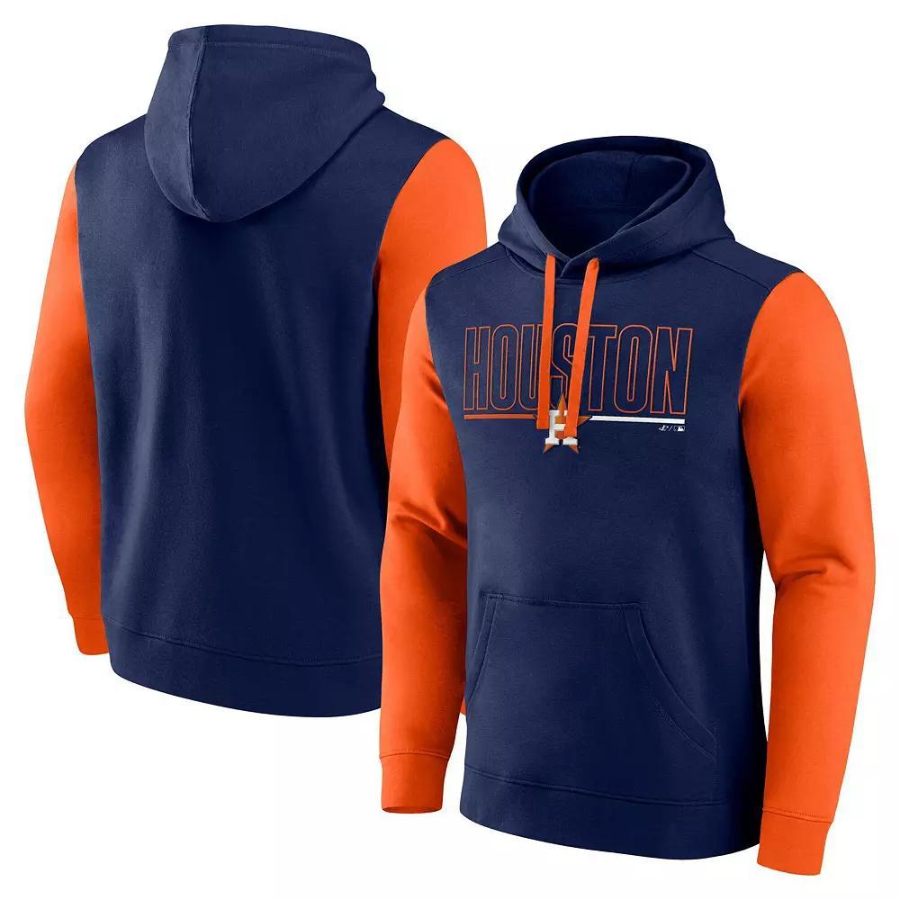 Men's Fanatics Red/Gold Kansas City Chiefs Outline Pullover Hoodie, Size: Large Product Image